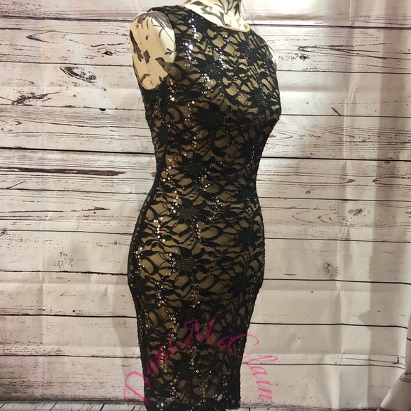 B. Darlin Sequined Cocktail Dress - Picture 4 of 7